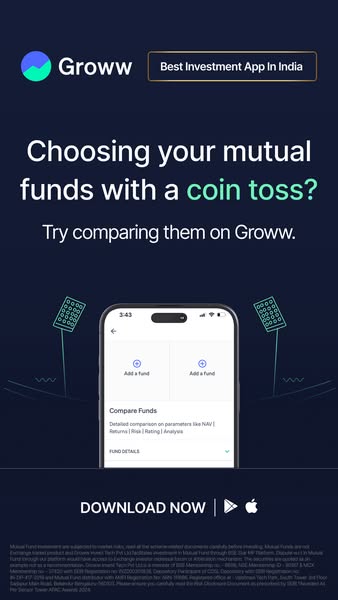 This Groww ad addresses the common problem of choosing mutual funds by showcasing the platform's ability to make the