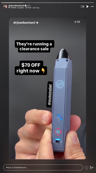 Dr. Joe Damiani ad