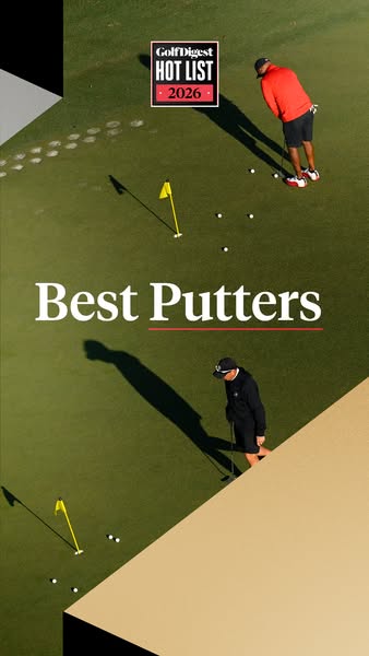 This image ad showcases a visually striking golf course scene while highlighting the Golf Digest Hot List 2026 for Best 