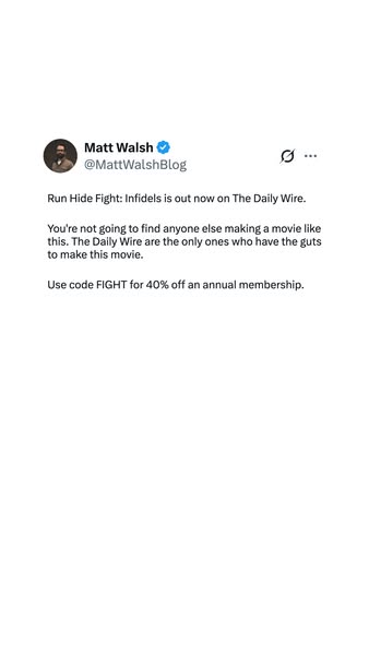 Matt Walsh ad