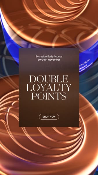 This ad promotes an exclusive early access offer for double loyalty points from November 20-24.