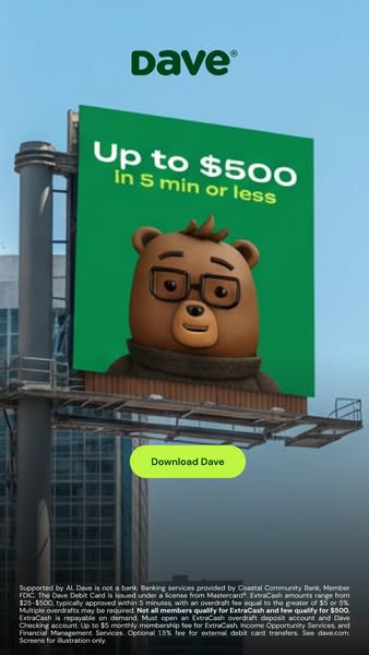 The Dave App ad
