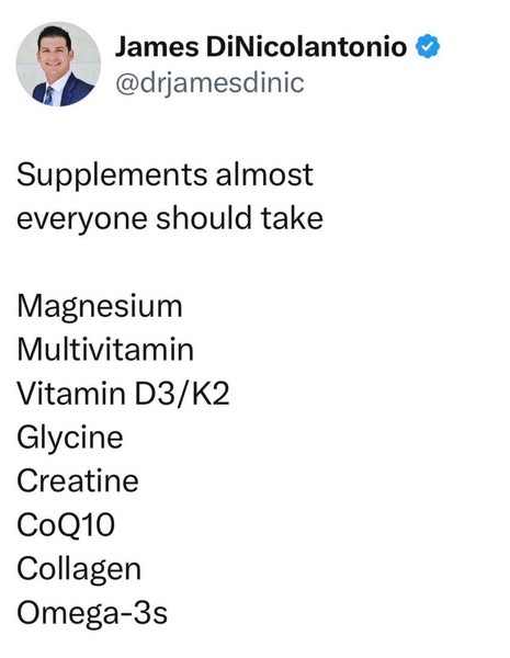 Dr. James DiNicolantonio ad