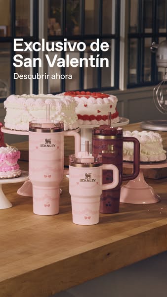 This ad showcases Stanley products in a Valentine's Day theme.