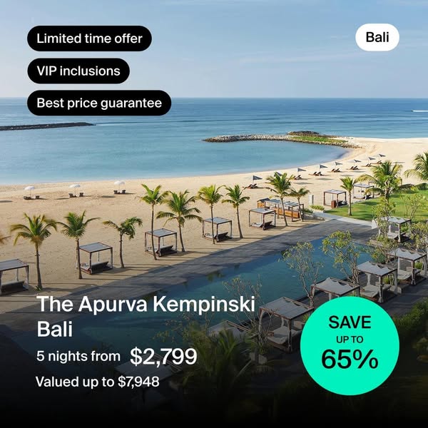 Luxury Escapes ad