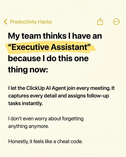 ClickUp ad