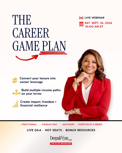Elite Recruiter - Deepali Vyas ad