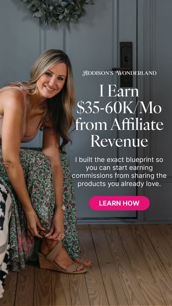 Addison's Wonderland Blog ad