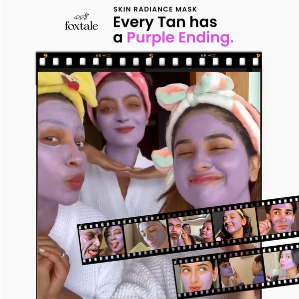 This Foxtale ad uses the product's benefit to capture the viewer's attention. The ad shows the product being use