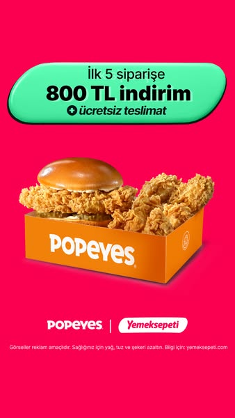 This Popeyes ad promotes a limited-time offer for new customers, providing a substantial discount and free delivery on t