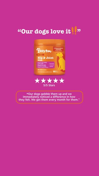 Zesty Paws ad