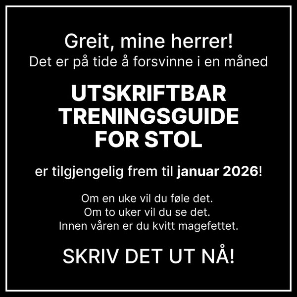 This ad promotes a printable workout guide for chairs, promising visible results in a few weeks and a solution to belly 