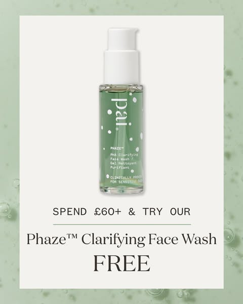 This image ad promotes Pai's Phaze Clarifying Face Wash. It features a product shot of the face wash and advertises 