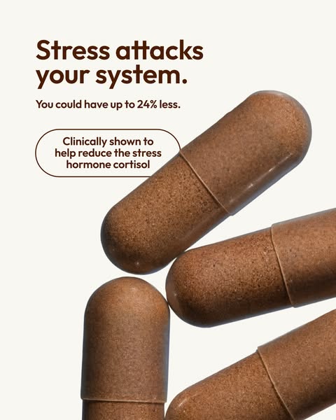This ad uses a features point out format to promote the product and its benefits in reducing stress by highlighting the 