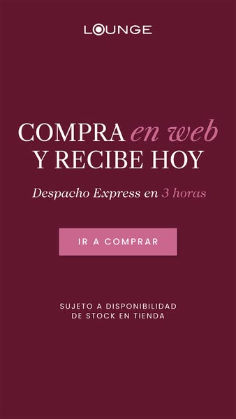 This static ad for Lounge promotes web purchases with express 3-hour delivery, subject to in-store stock availability.