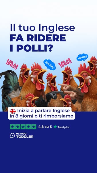 This image ad uses humor to grab attention and highlight the benefits of the Metodo Toddler language learning program. I