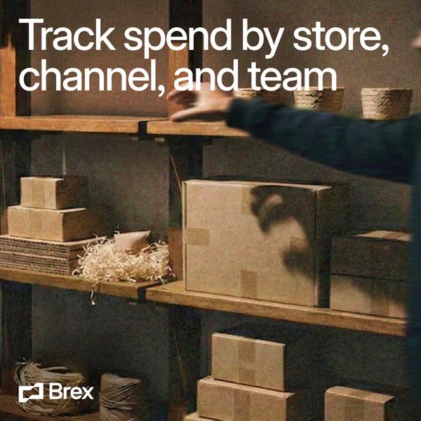 The ad uses a high-level approach to grab the viewer's attention with the main feature Brex offers, the ability to t