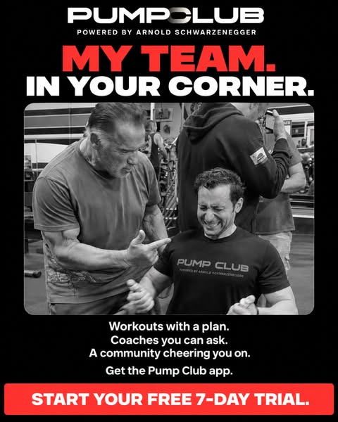 Arnold Schwarzenegger ad