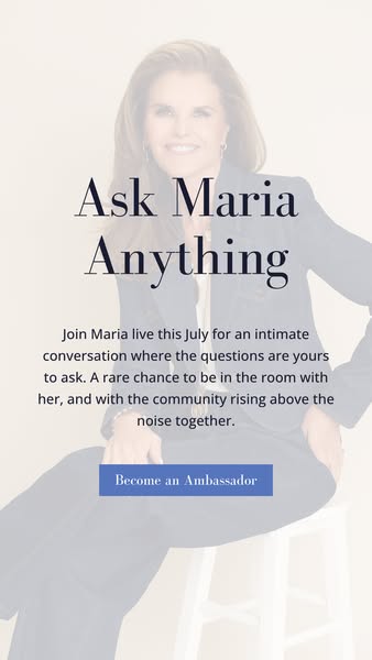 Maria Shriver ad