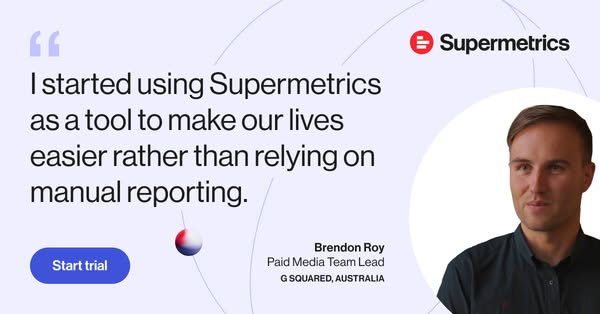 This ad features a testimonial from Brendon Roy, a Paid Media Team Lead at G SQUARED, AUSTRALIA, who shares his experien