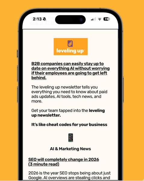 Leveling Up ad