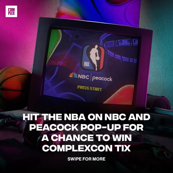 NBA on NBC and Peacock ad