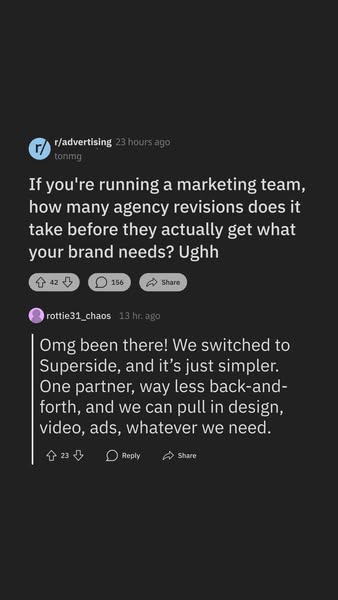 Superside ad