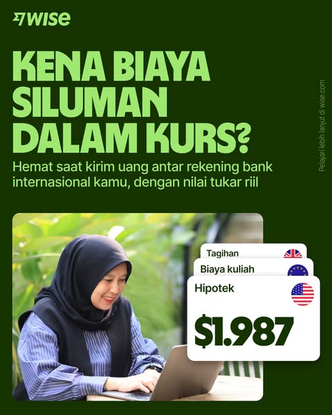 This image ad for Wise highlights the hidden fees that can occur when sending money internationally through traditional 