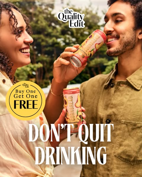 An image ad for the Cornbread alcoholic beverage featuring a limited time 'Buy One Get One FREE' offer.