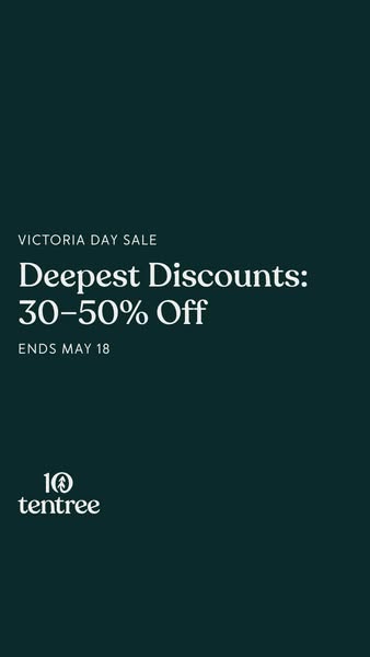 This ad promotes a Victoria Day sale offering discounts of 30-50% off. The sale ends May 18.