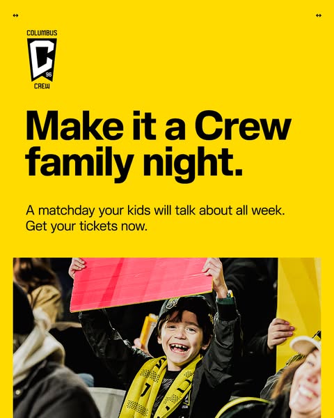 Columbus Crew Academy ad
