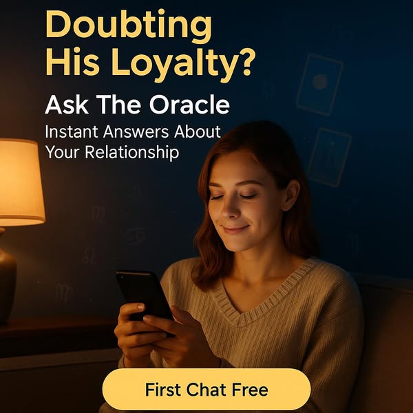 This ad addresses women who may be questioning their partner's loyalty. It entices the viewer to use an 'oracle&
