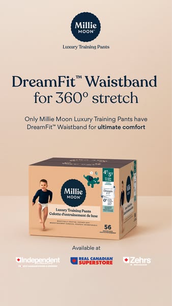 Millie Moon Luxury Diapers ad