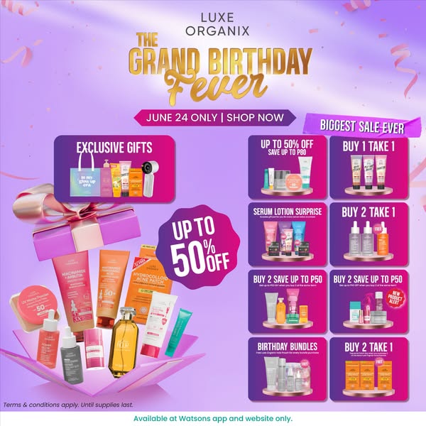 Luxe Organix Philippines ad