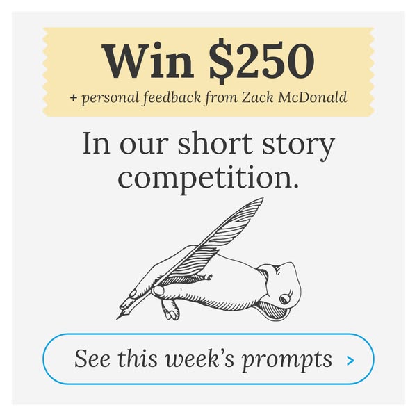 This is an ad to promote a short story competition.