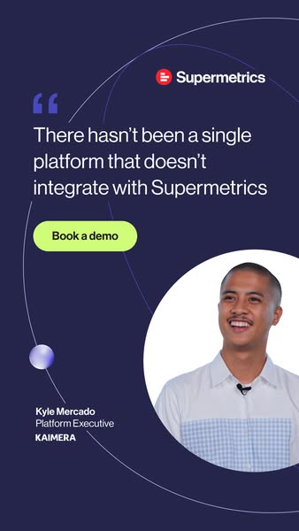 This ad features a quote from Kyle Mercado, a platform executive at KAIMERA, who states that every platform integrates w