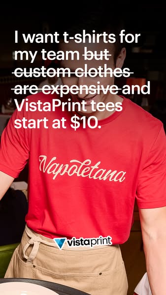 VistaPrint ad