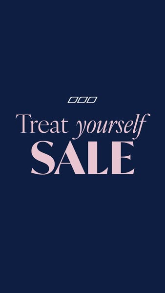 This ad from Lorna Jane promotes an ongoing sale with a simple message: Treat yourself to something new. 