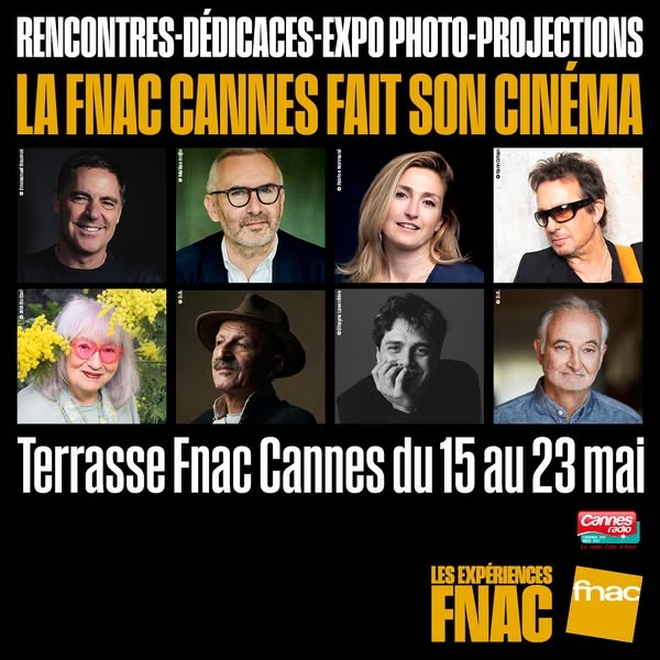 This ad promotes a series of meetings, dedications, exhibitions, photo projections and cinema events. These events are t