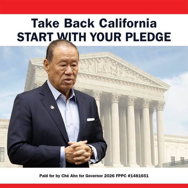 Che Ahn for Governor ad