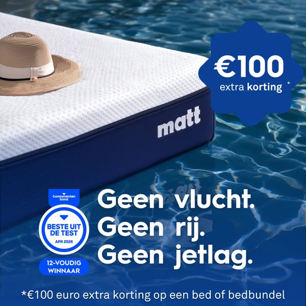 This ad shows a mattress floating in a pool and calls out its best features. The ad communicates that it is convenient b