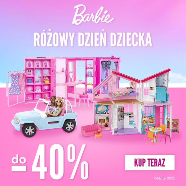 This ad promotes various Barbie playsets with a limited-time discount, celebrating Children's Day. The ad features a