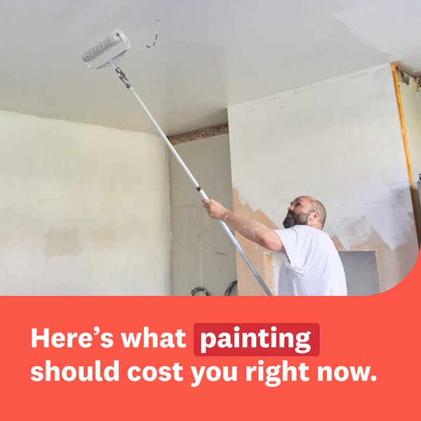 This ad uses the problem and solution ad format by asking if you know how much painting should cost you right now and im