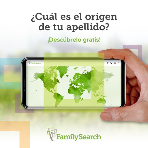 This ad for FamilySearch asks the viewer about the origin of their last name and offers a free discovery.