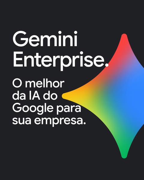 This ad promotes Gemini Enterprise, Google's AI solution for businesses. The visual features the brand name prominen