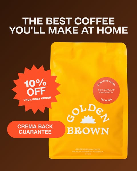 Golden Brown Coffee ad
