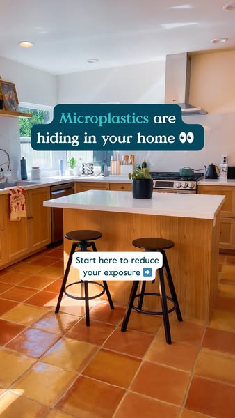 The ad brings awareness to the issue of microplastics hiding in the home and suggests solutions for reducing exposure.