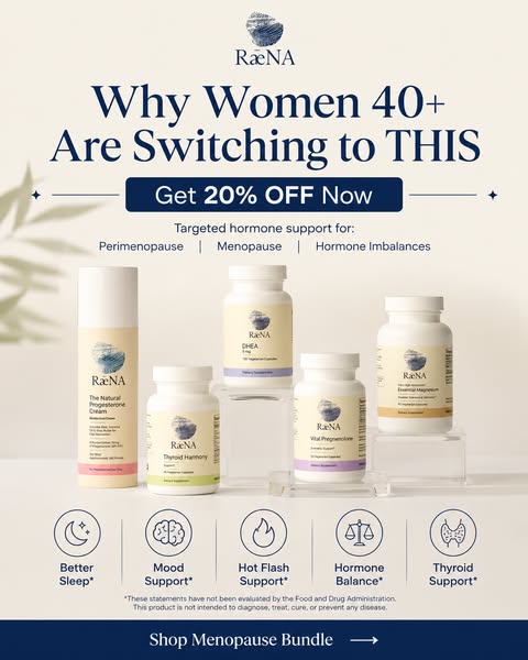Raena Health & Hormones ad