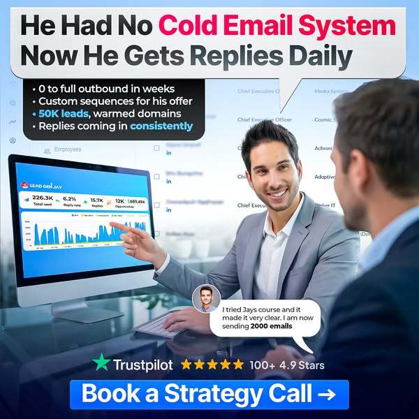 Jay Feldman (Lead Gen Jay) ad