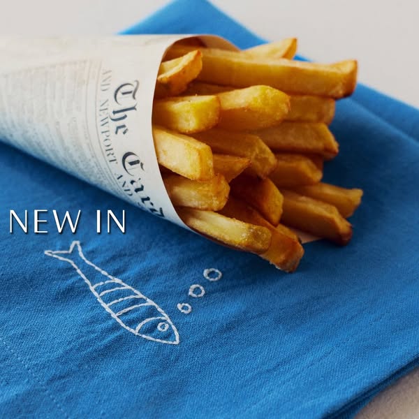 This image ad showcases a new product, presumably food related, with a focus on simplicity and visual appeal. The ad is 